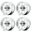 Set 4 American Racing AR172 Baja 16x10 5x5.5 Polished Wheels 16" -25mm Rims