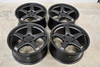 Set 4 Motegi MR151 CS5 19x9.5 5x4.5 Satin Black Wheels 19" 15mm Rims
