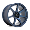 Set 4 Motegi MR154 Battle 18x9.5 5x4.5 Midnight Blue Wheels 18" 15mm Rims