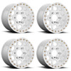 Set 4 KMC KM444 Mesa Forged Beadlock 17x9 5x5.5 Raw Machined Wheels 17" -12mm