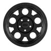 Set 4 KMC KM522 Enduro 18x9 8x170 Matte Black Wheels 18" 0mm Rims