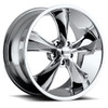 Set 4 20" Foose F105 Legend 20x10 5x115 Chrome Plated Wheels 20mm Rims