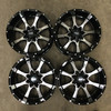 Set 4 Moto Metal MO970 20x12 8x170 Gloss Black Machined Face Wheels 20" -44mm