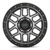Set 4 KMC KM544 Mesa 20x9 8x6.5 Satin Black With Gray Tint Wheels 20" 0mm Rims