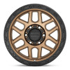 KMC KM544 Mesa 17x9 6x5.5 Matte Bronze With Black Lip Wheel 17" -12mm Rim