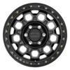 Set 4 KMC KM545 Trek 17x9 5x5 Satin Black Wheels 17" 0mm Rims