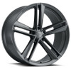 OHM Lightning 18x8.5 5x4.5 Gloss Gunmetal Wheel 18" 30mm Rim