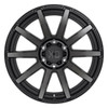 XD XD847 Outbreak 17x8 5x4.5 Satin Black With Gray Tint Wheel 17" 35mm Rim