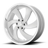 US Mag U134 Desperado 20x9.5 6x5.5 Silver Brushed Milled Right Wheel 20" 1mm