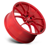 Set 4 Niche Mono T113 Kanan 20x11 5x115 Brushed Candy Red Wheels 20" 26mm Rims