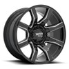 Moto Metal MO804 Spider 20x10 6x135 6x5.5 Gloss Black Milled Wheel 20" 12mm Rim
