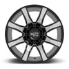 Moto Metal MO804 Spider 20x10 8x180 Gloss Black Machined Wheel 20" 12mm Rim
