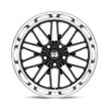US Mag  U138 Santa Cruz 22x10.5 5x5.0 Gloss Black Diamond Cut Lip Wheel 22" 0mm