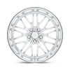 Set 4 US Mag U140 Santa Cruz 22x10.5 5x5 Chrome Wheels 22" 0mm Rims