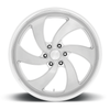 Set 4 US Mag U134 Desperado 24x10 5x4.75 Silver Milled Diamond Wheels 24" 5mm