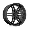 26" DUB S269 Dirty Dog 26x10 6x135 30mm All Matte Black For Ford Lincoln Wheel
