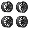 Set 4 Rotiform R195 Zws 21x11 5x130 Matte Black Wheels 21" 45mm Rims Set 4 Rotiform R195 Zws 21x11 5x130 Matte Black Wheels 21" 45mm Rims