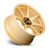 Motegi MR154 Battle 17x8 5x100 Gold Wheel 17" 30mm Rim