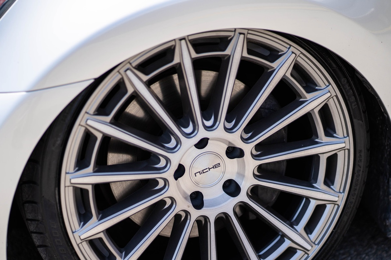 Niche 1PC M276 Amalfi 20x9 5x4.5 Platinum Wheel 20" 25mm Rim