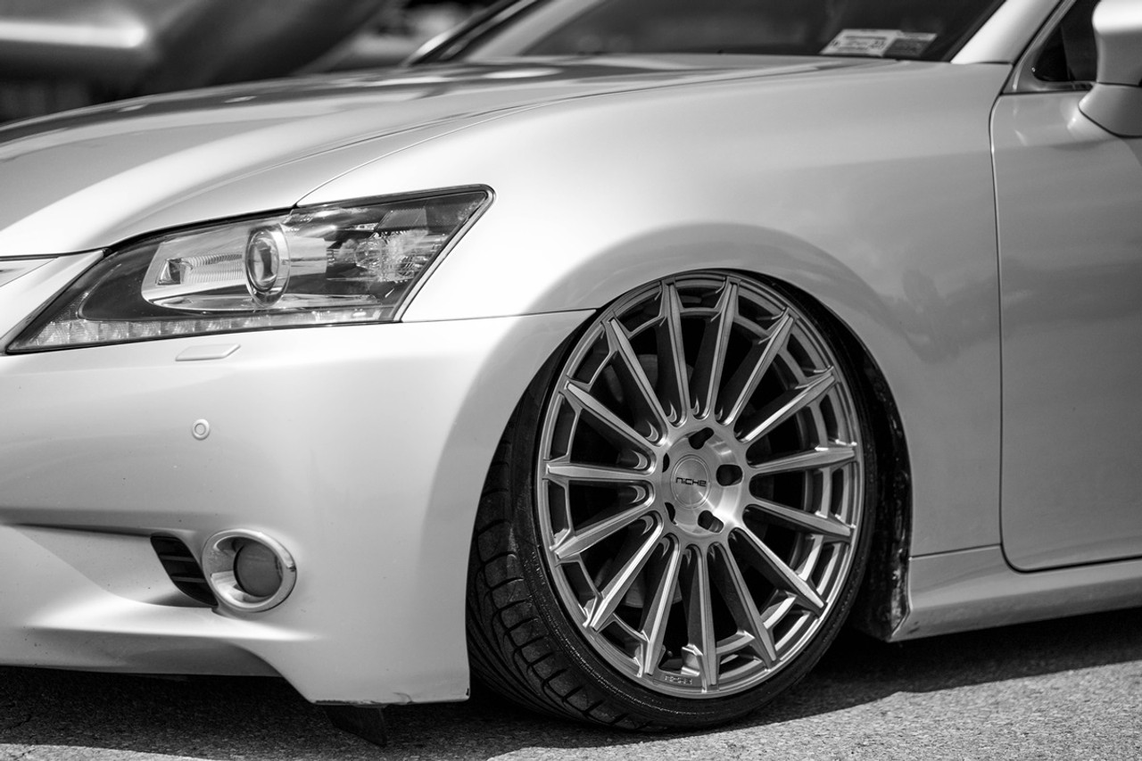 Niche 1PC M276 Amalfi 20x10.5 5x4.5 Platinum Wheel 20" 20mm Rim