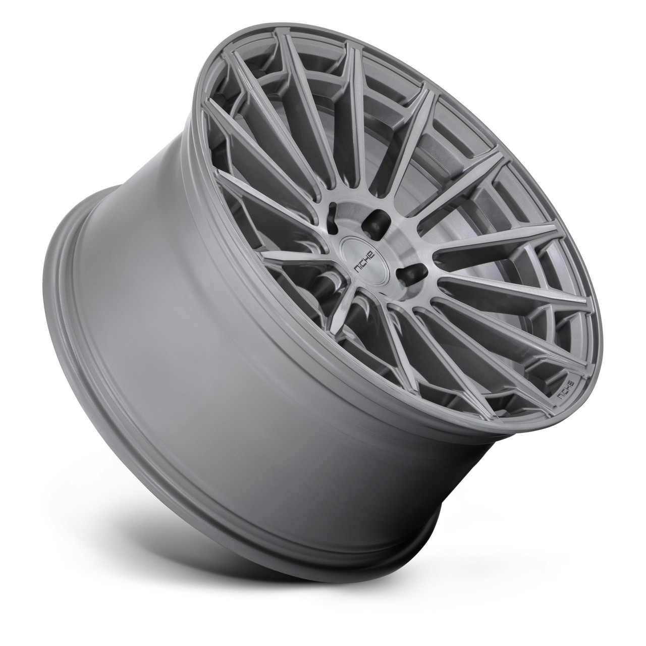 Niche 1PC M276 Amalfi 20x9 5x112 Platinum Wheel 20" 38mm Rim