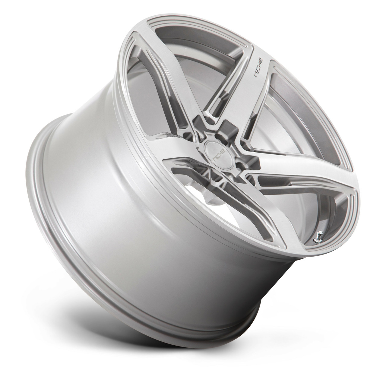Niche  M270 Teramo 20x11 5x4.5 Anthracite Brushed Face Tint Clear Wheel 20" 50mm