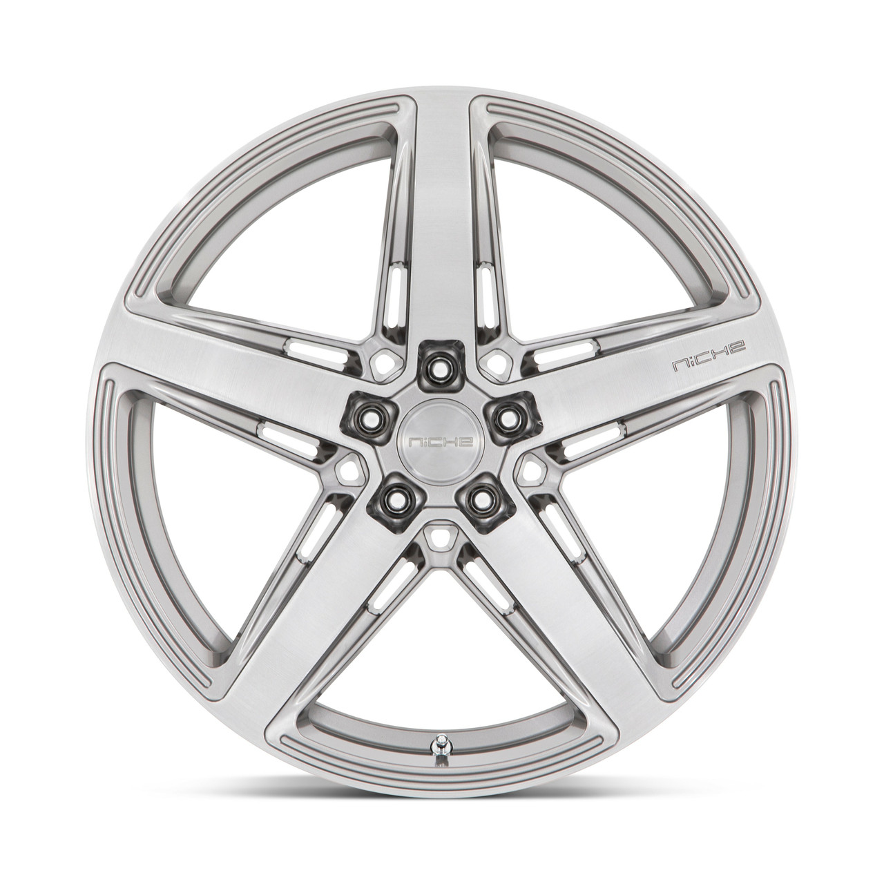 Niche  M270 Teramo 20x11 5x4.5 Anthracite Brushed Face Tint Clear Wheel 20" 50mm