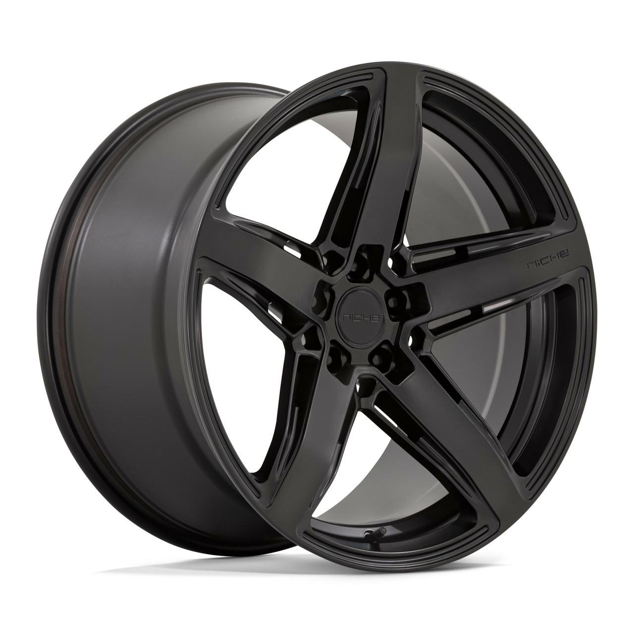 Niche 1PC M269 Teramo 18x8 5x120 Matte Black Wheel 18" 40mm Rim