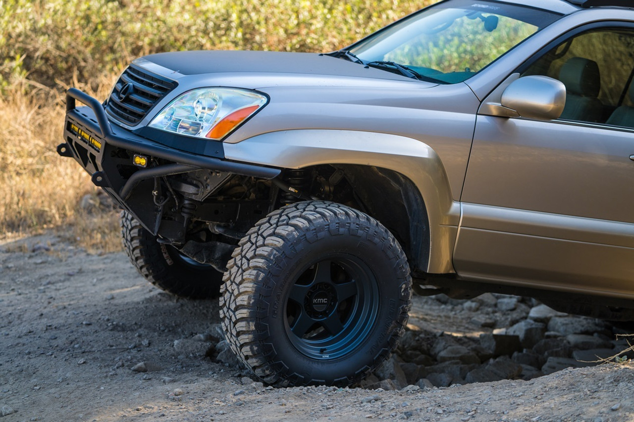 KMC KM728 Lobo 17x8.5 6x5.5 Metallic Blue Wheel 17" 18mm Rim