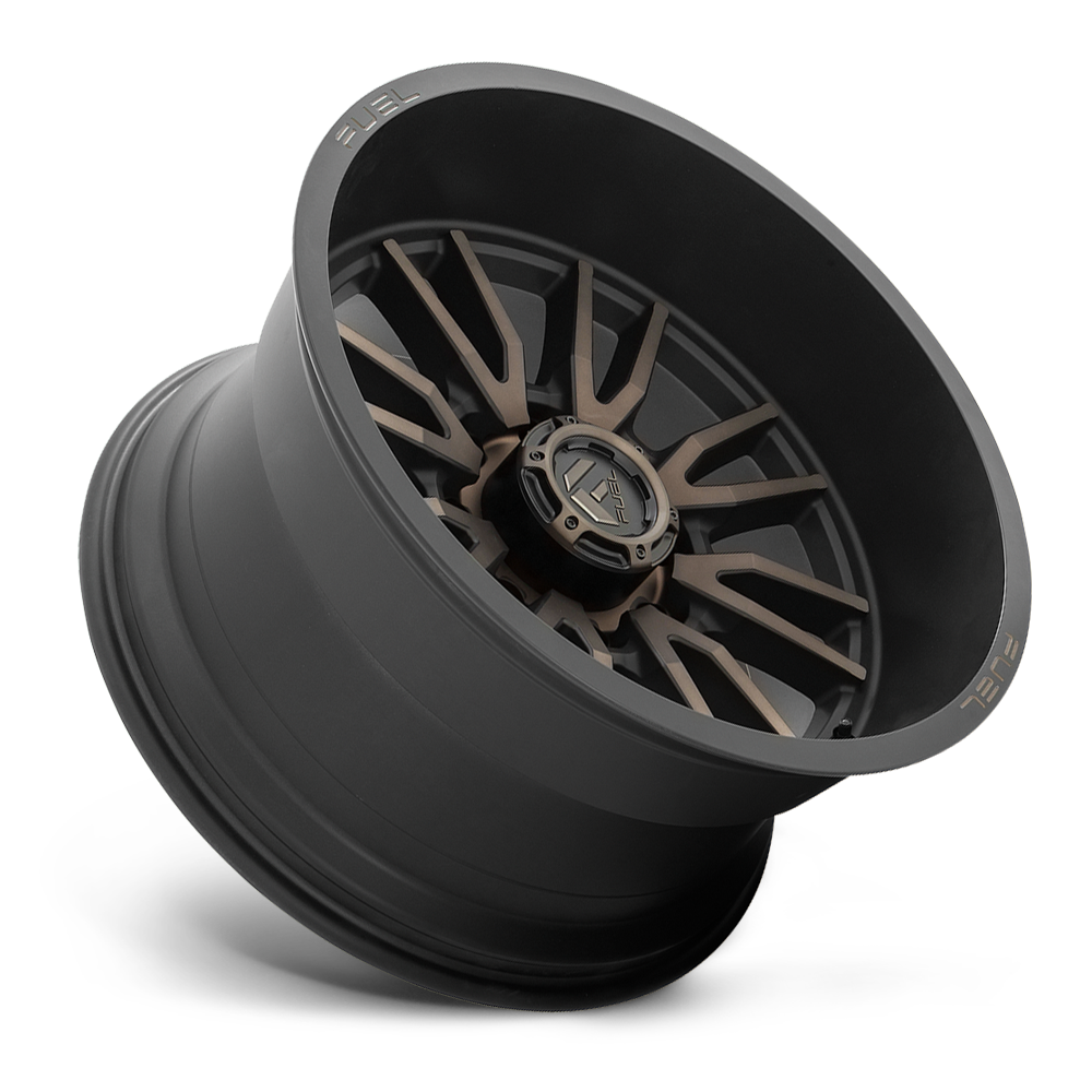 Set 20" 4 Fuel D762 Clash 20x10 8x180 -18mm Matte Black Double Tint Truck Wheels