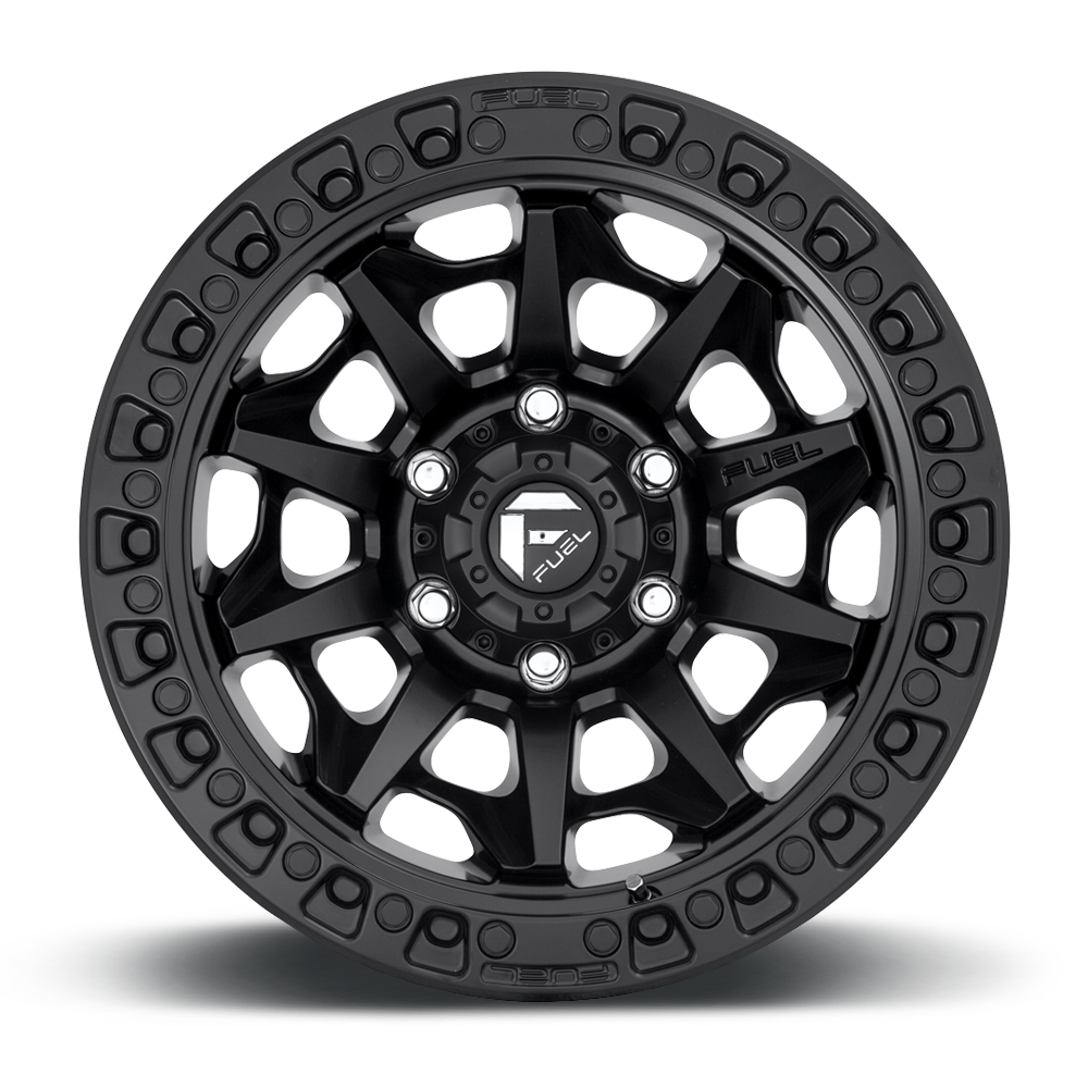 18" Fuel D694 Covert 18x9 8x6.5 -12mm Wheel Matte Black Lifted Offroad Truck Rim