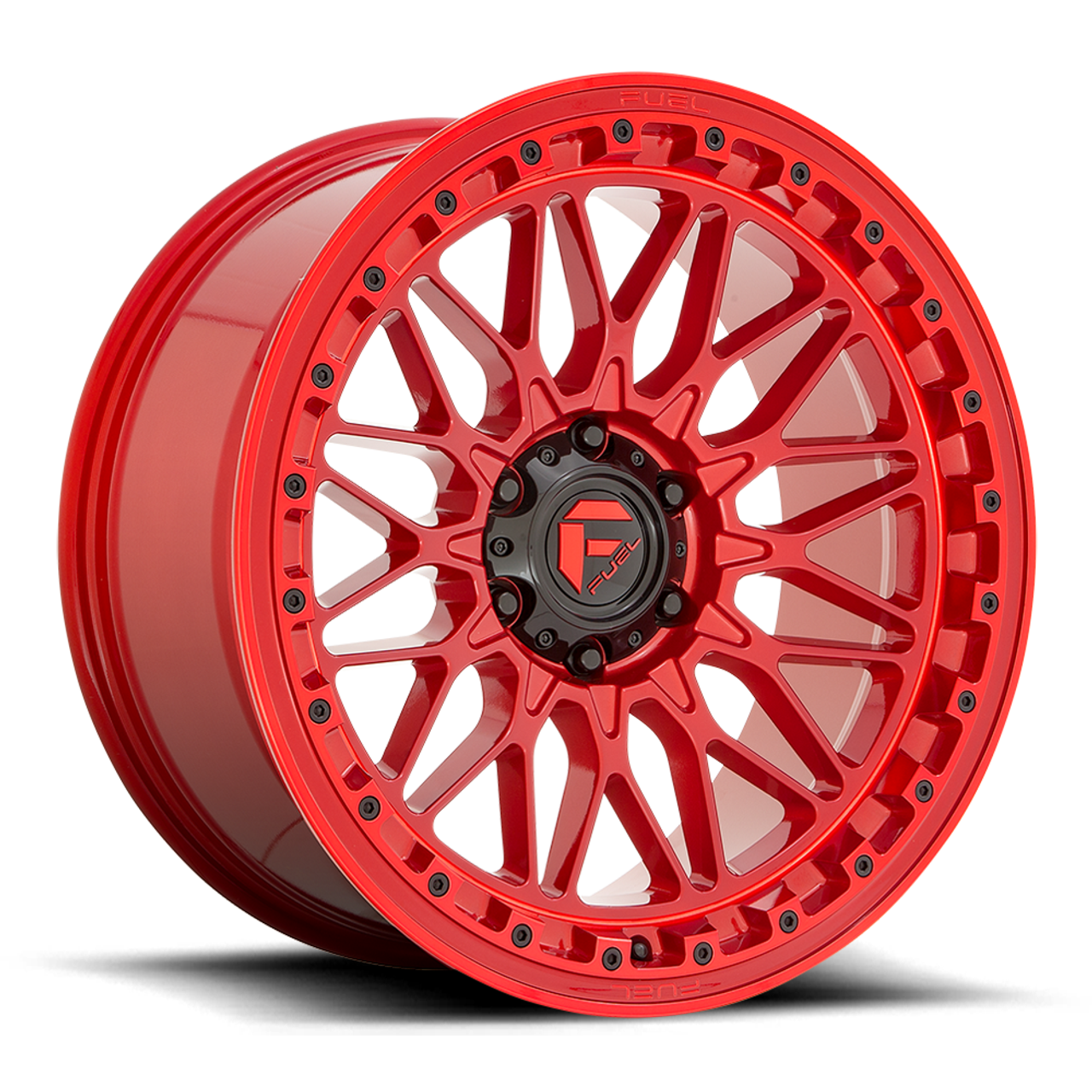 Fuel 1PC D758 Trigger 17x9 6x5.5 Candy Red Wheel 17" -12mm Rim