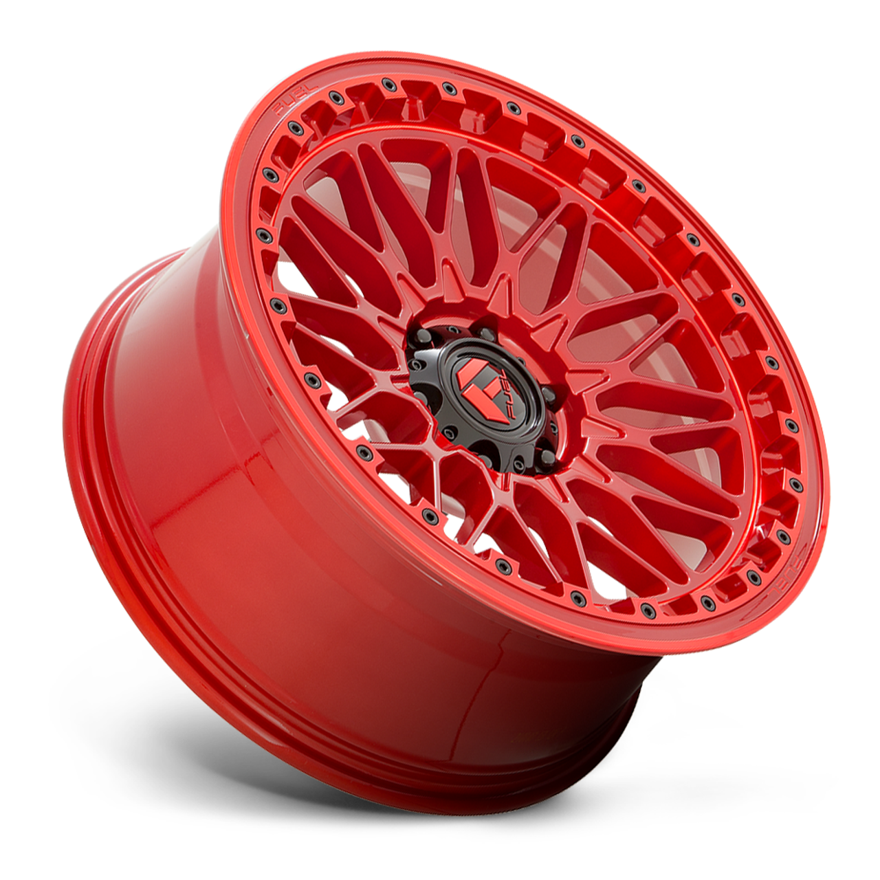 Fuel 1PC D758 Trigger 17x9 6x5.5 Candy Red Wheel 17" -12mm Rim