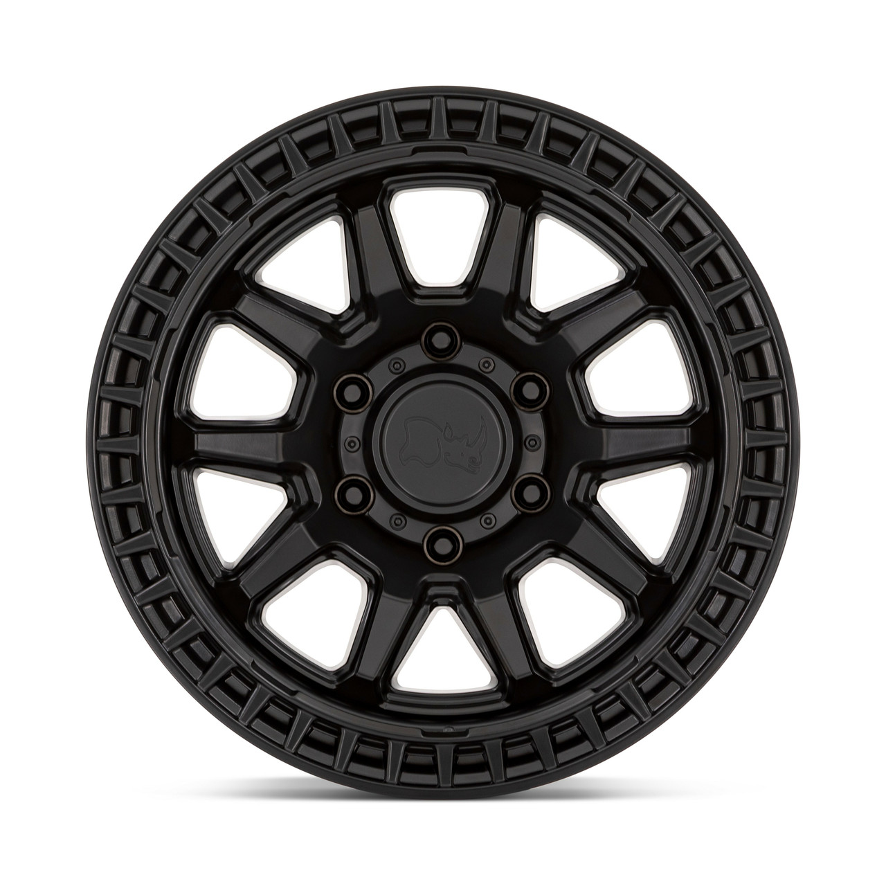 Black Rhino Calico 17x8.5 6x5.5 Matte Black Wheel 17" -10mm For Ford Toyota Rim