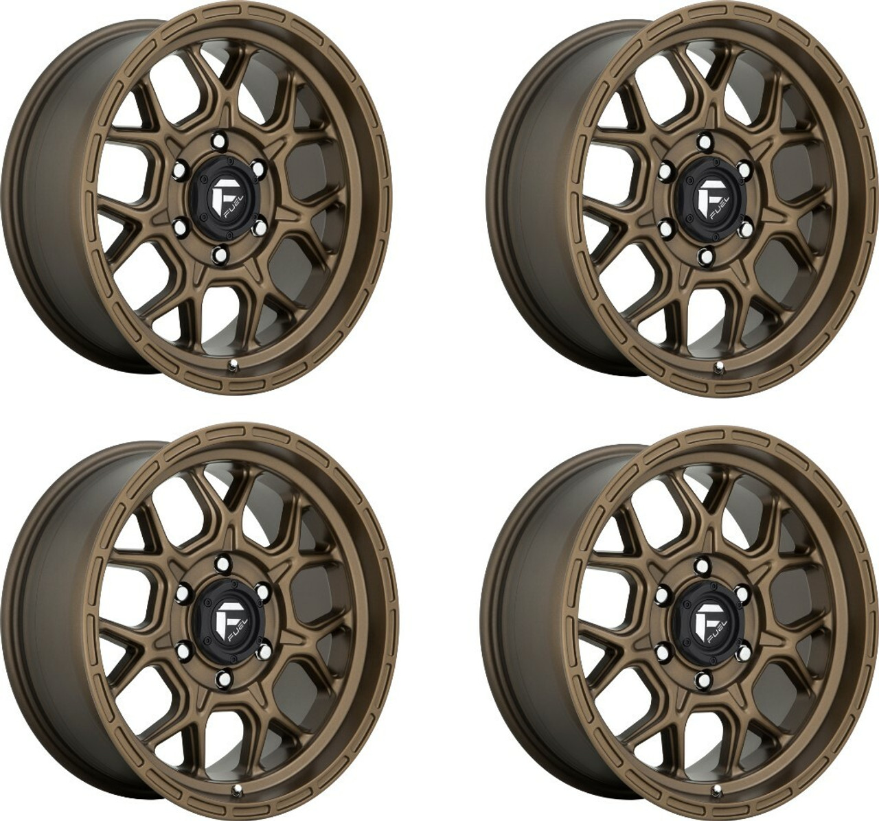 Set 4 20" Fuel D671 Tech Matte Bronze Wheels 6x135 -18mm For Ford Lincoln Lifted Set 4 20" Fuel D671 Tech Matte Bronze Wheels 6x135 -18mm For Ford Lincoln Lifted
