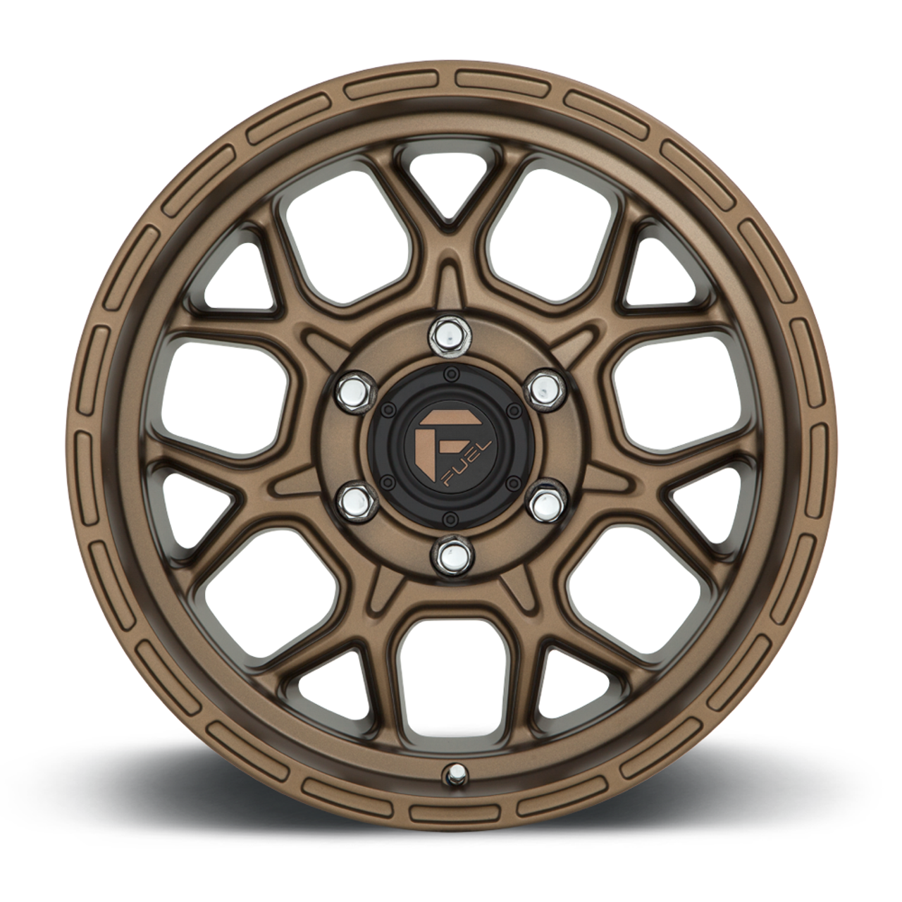 20" Fuel D671 Tech Matte Bronze Wheel 6x5.5 -18mm Rim For Chevy GMC Ram Lifted