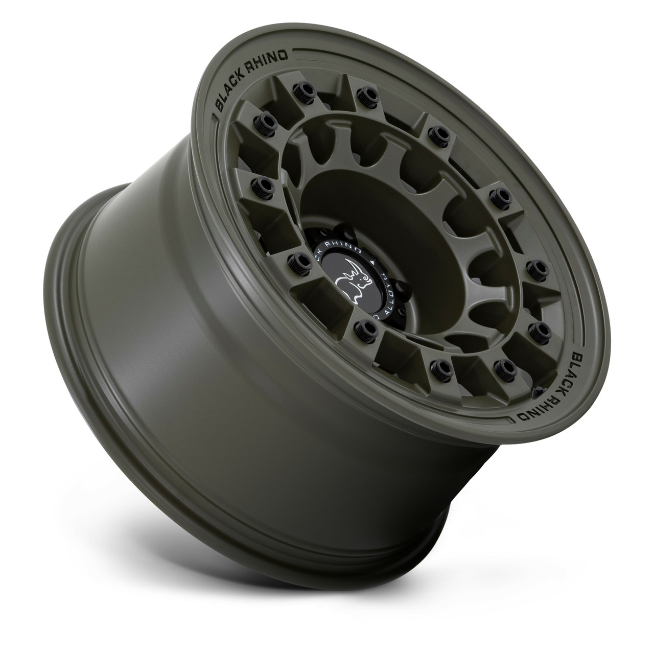 Black Rhino Fuji 17x8 5x4.5 Olive Drab Green Wheel 17" 38mm Rim