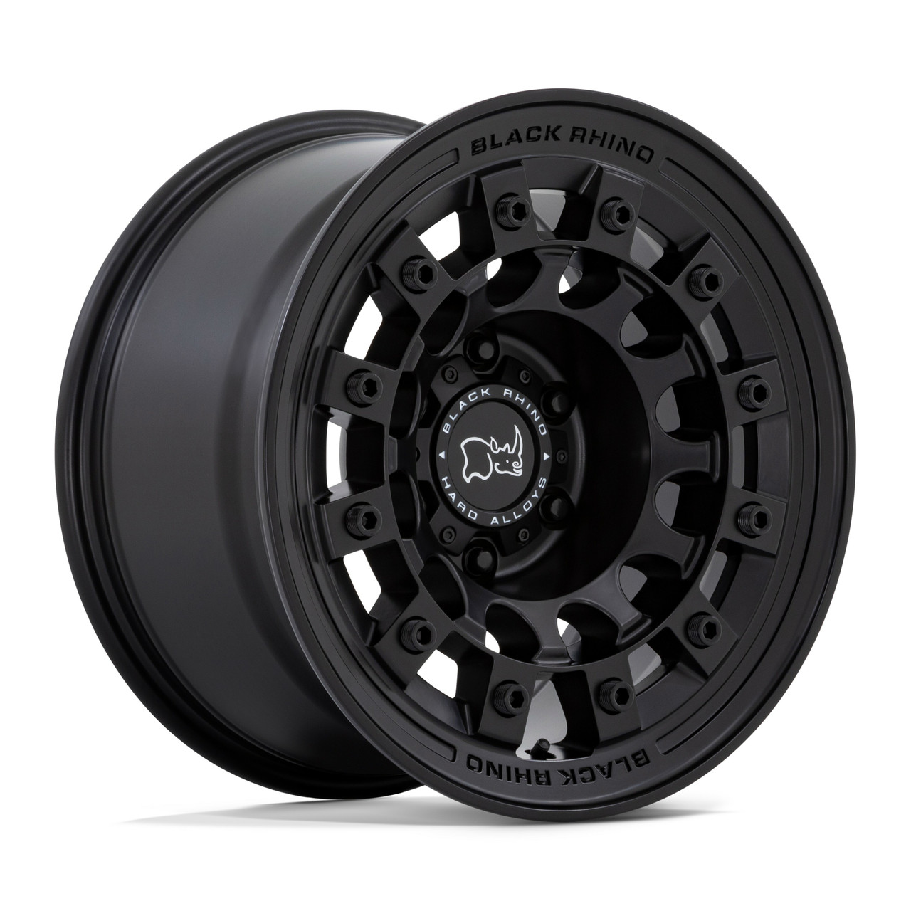 Set 4 Black Rhino Fuji 17x8 5x4.5 Matte Black Wheels 17" 38mm Rims