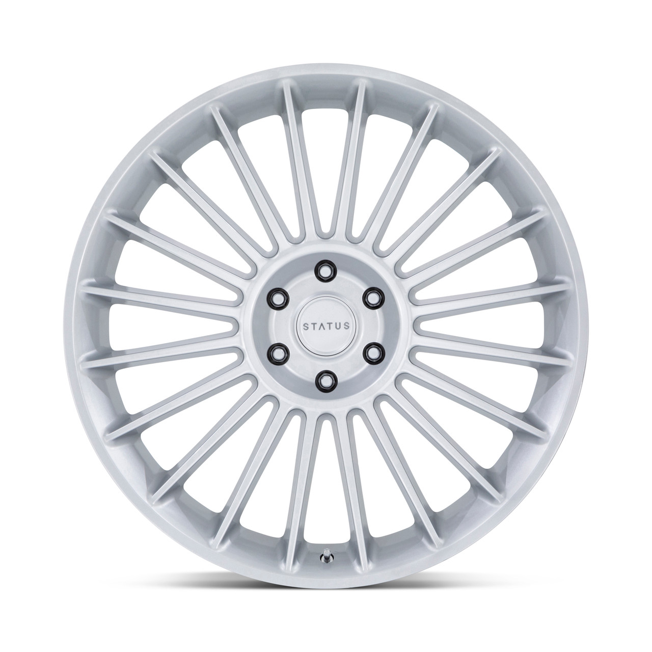 Status Venti 24x10 5x112 Gloss Silver Wheel 24" 20mm Rim