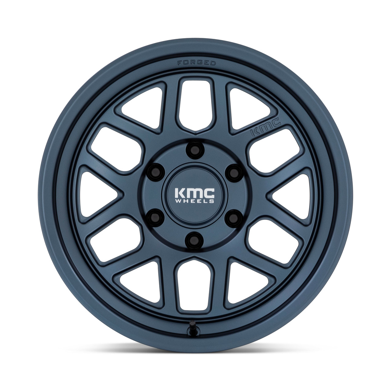 KMC KM446 Mesa Forged Monoblock 17x8.5 6x135 Metallic Blue Wheel 17" 0mm Rim