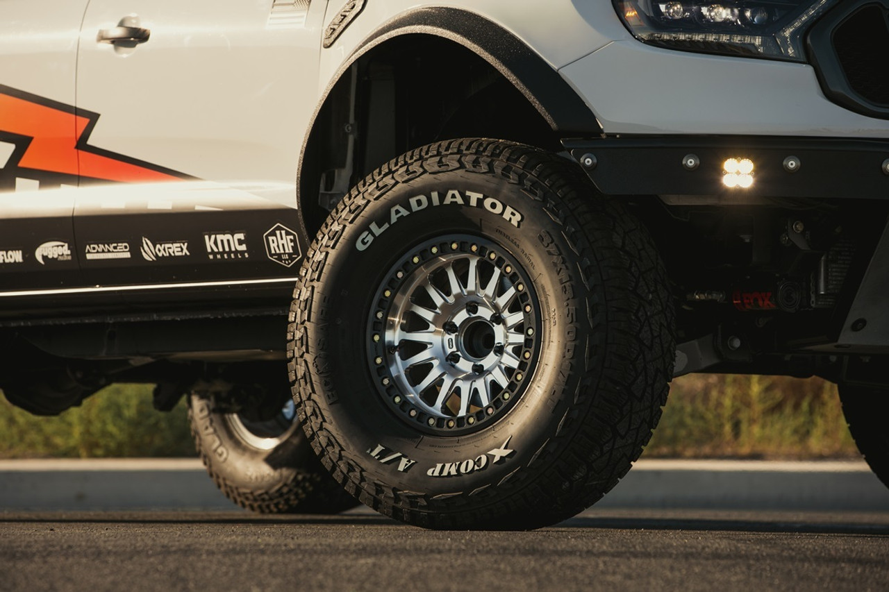 KMC KM445 Impact Forged Beadlock 17x9 6x6.5 Raw Machined Wheel 17" -12mm Rim