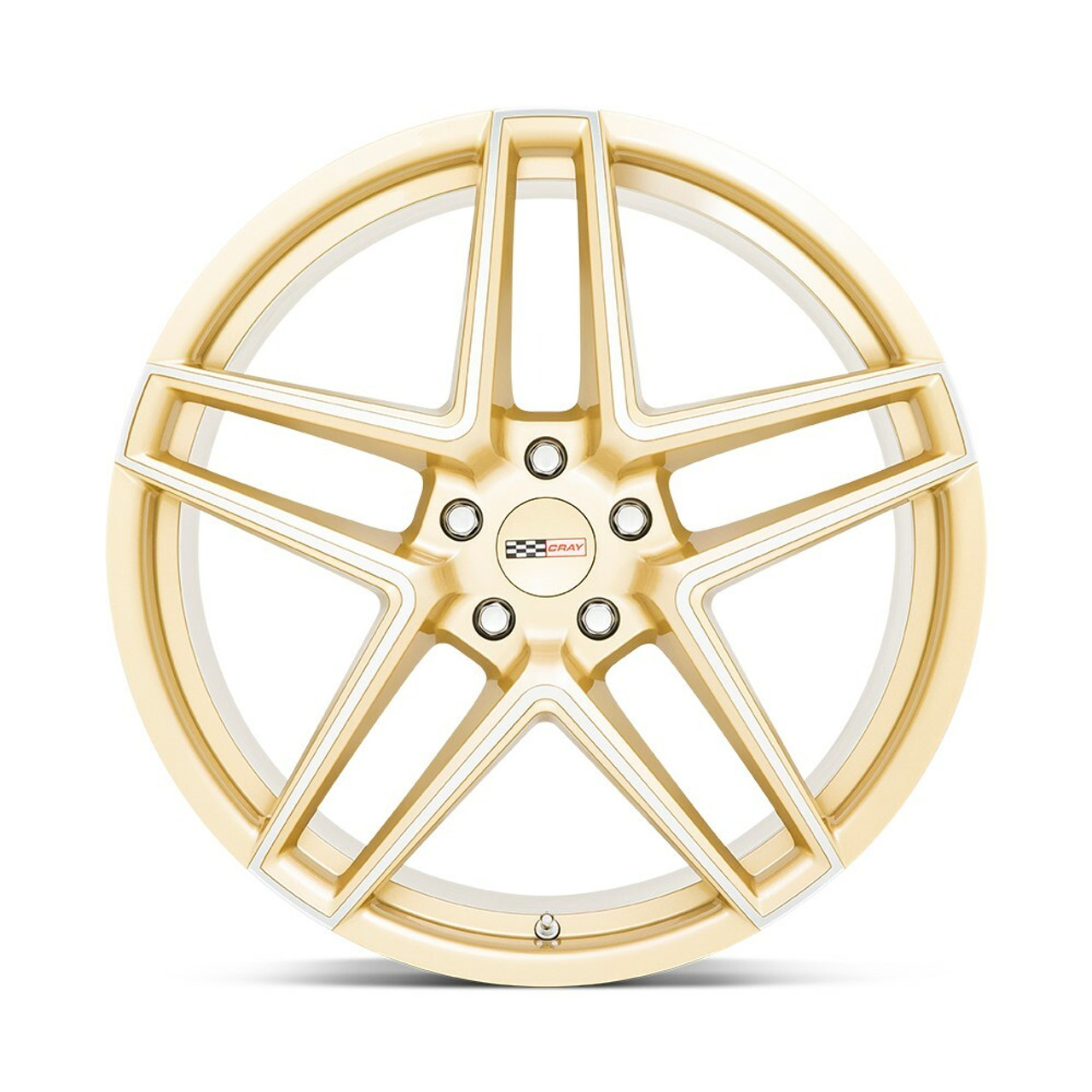 Set 4 Cray Panthera 20x11.5 5x120 Gloss Gold With Mirror Face Wheels 20" 52mm