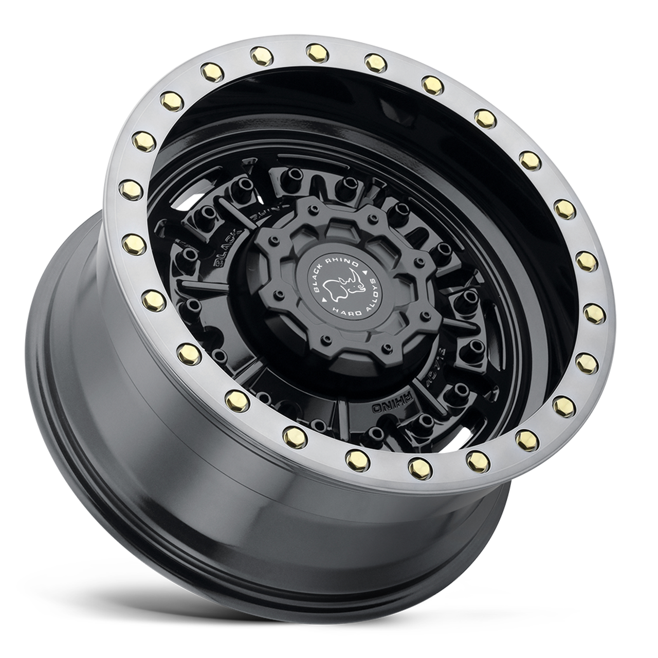 Black Rhino Abrams 18x9.5 6x5.5 Gun Black Machined Dark Tint Wheel 18" -18mm