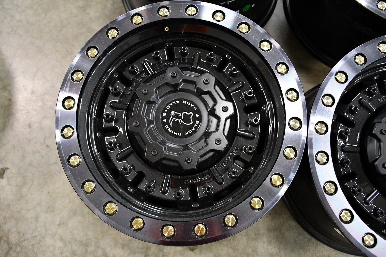 Black Rhino Abrams 18x9.5 6x5.5 Gun Black Machined Dark Tint Wheel 18" -18mm
