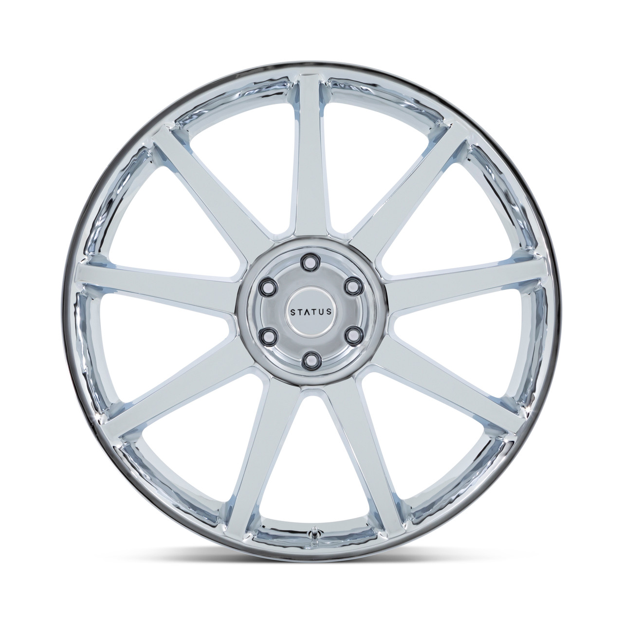 Set 4 Status Mammoth 26x10 6x5.5 Chrome Wheels 26" 30mm Rims