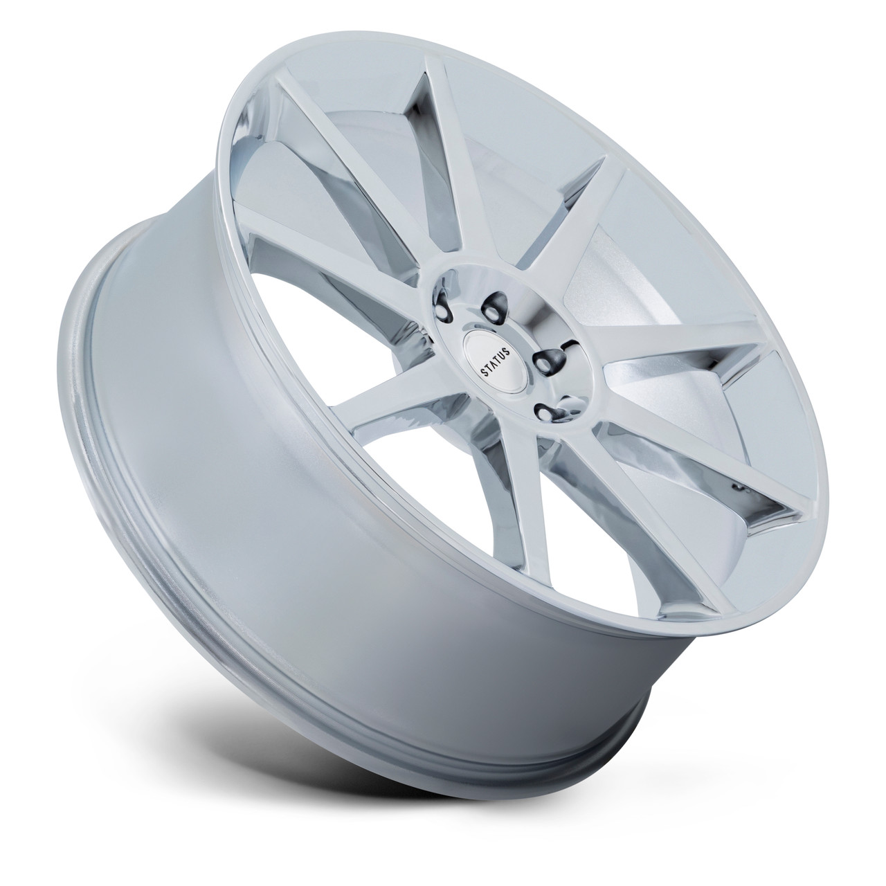 Status Mammoth 22x9.5 5x120 Chrome Wheel 22" 30mm Rim