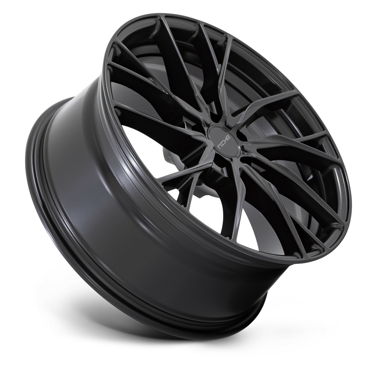 Set 4 Niche M272 Novara 20x10.5 5x4.5 Matte Black Wheels 20" 20mm Rims