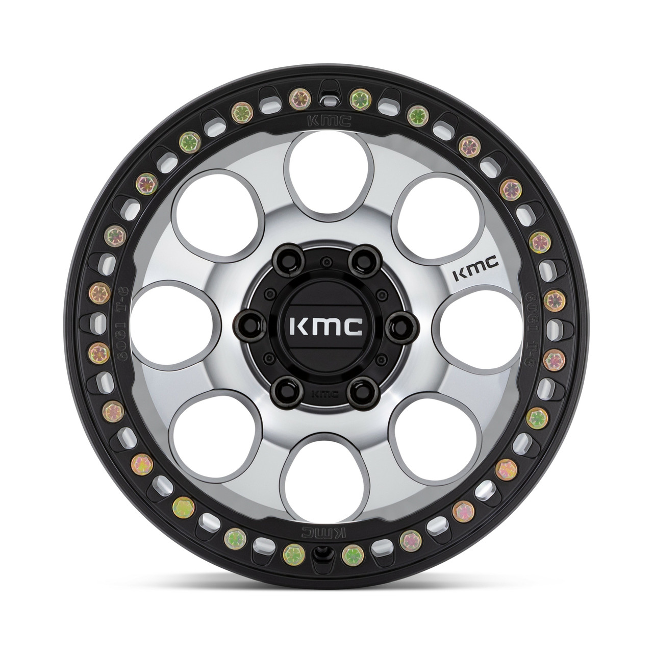 Set 4 KMC KM237 Riot Beadlock 17x9 6x135 Black Windows Black Wheels 17" 12mm