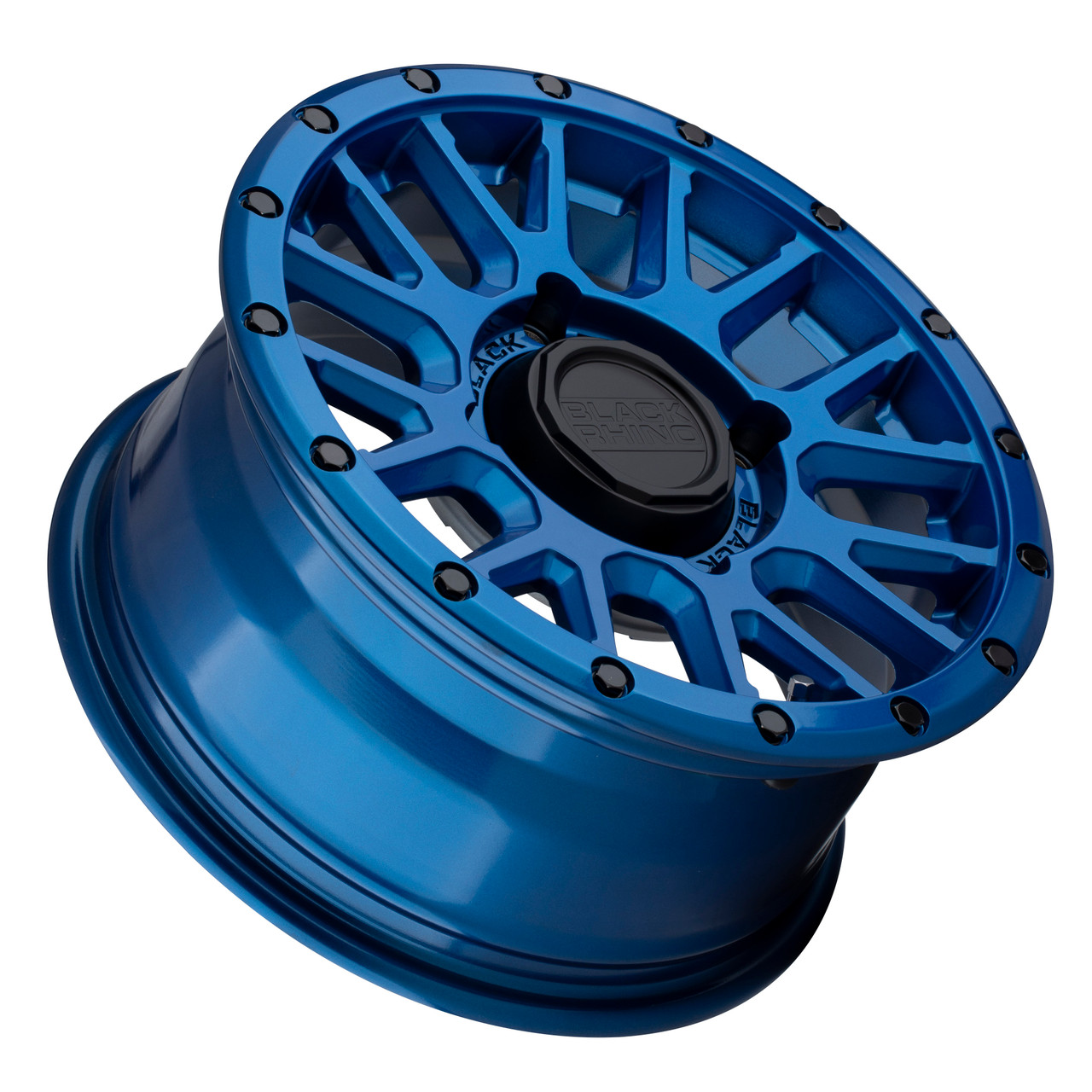 15" Black Rhino La Paz UTV 15x7 Blue Black Bolts 4x156 Wheel 51mm Rim