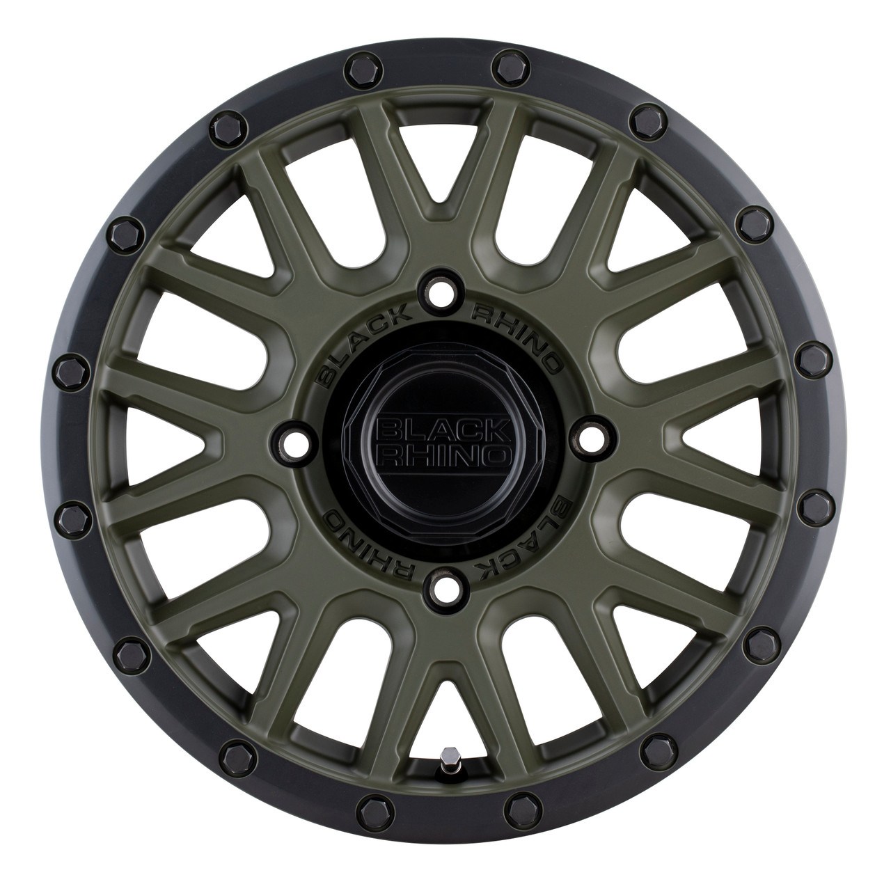 Black Rhino Powersports La Paz Utv 15x7 4x110 Drab Green Black Wheel 15" 51mm Black Rhino Powersports La Paz Utv 15x7 4x110 Drab Green Black Wheel 15" 51mm